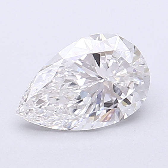 0.91 Carat Pear Shaped, Very Good Cut, E Color, VVS2 Clarity, IGI Certified Lab Grown Diamond