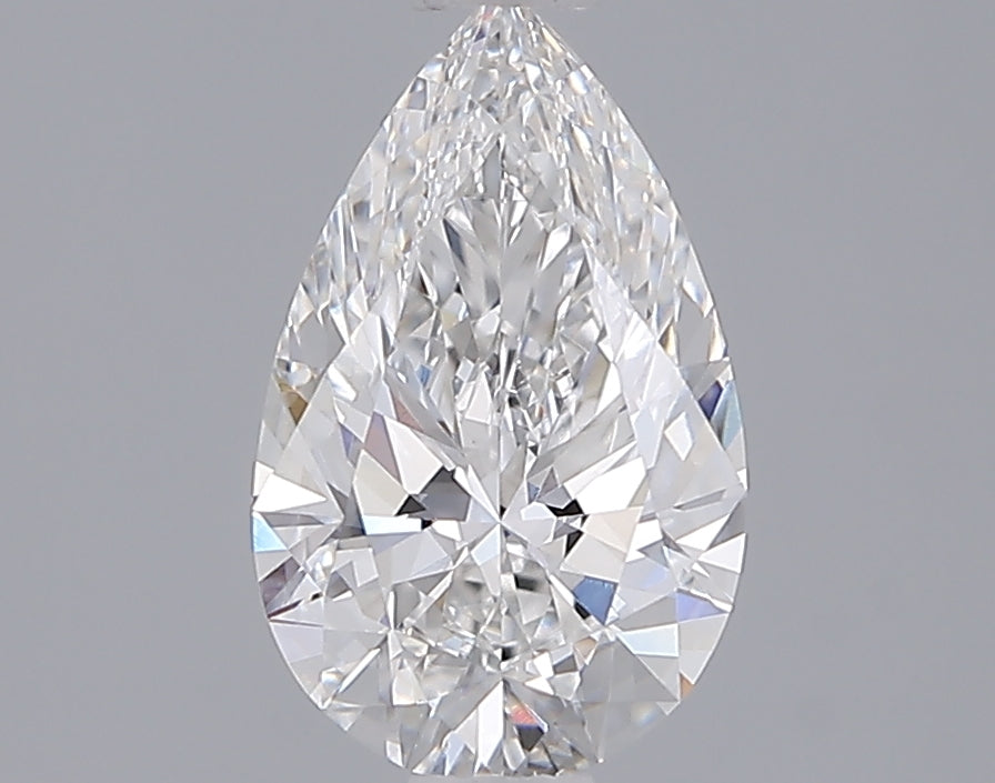 1.54 Carat Pear Shaped, Ideal Cut, E Color, VVS2 Clarity, IGI Certified Lab Grown Diamond