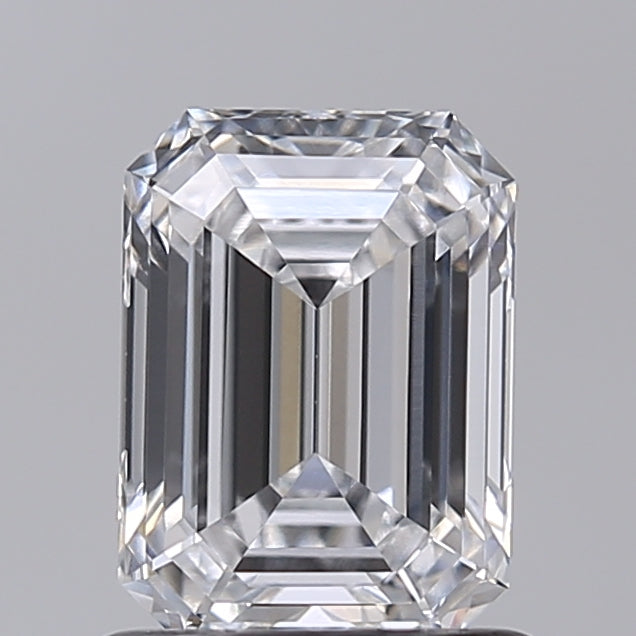 1.02 Carat Emerald Shaped, Very Good Cut, D Color, VVS1 Clarity, IGI Certified Lab Grown Diamond