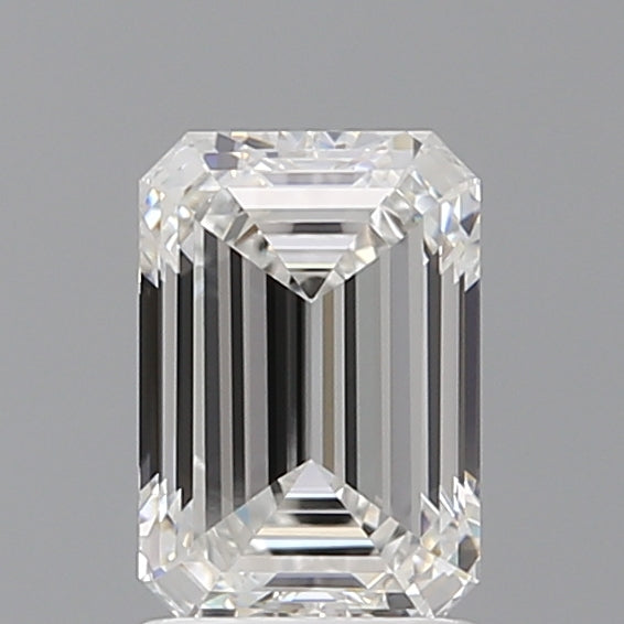 1.57 Carat Emerald Shaped, Ideal Cut, E Color, VVS2 Clarity, IGI Certified Lab Grown Diamond