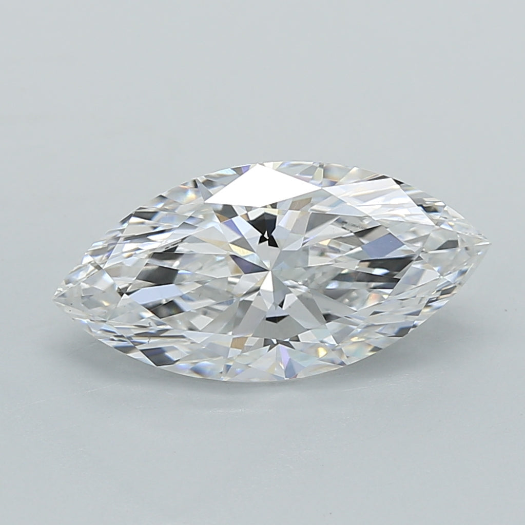2.05 Carat Marquise Shaped, Ideal Cut, D Color, VS1 Clarity, IGI Certified Lab Grown Diamond