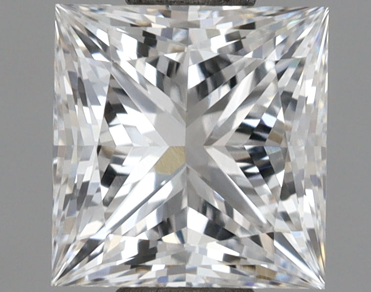1.06 Carat Princess Shaped, Ideal Cut, D Color, VVS1 Clarity, IGI Certified Lab Grown Diamond