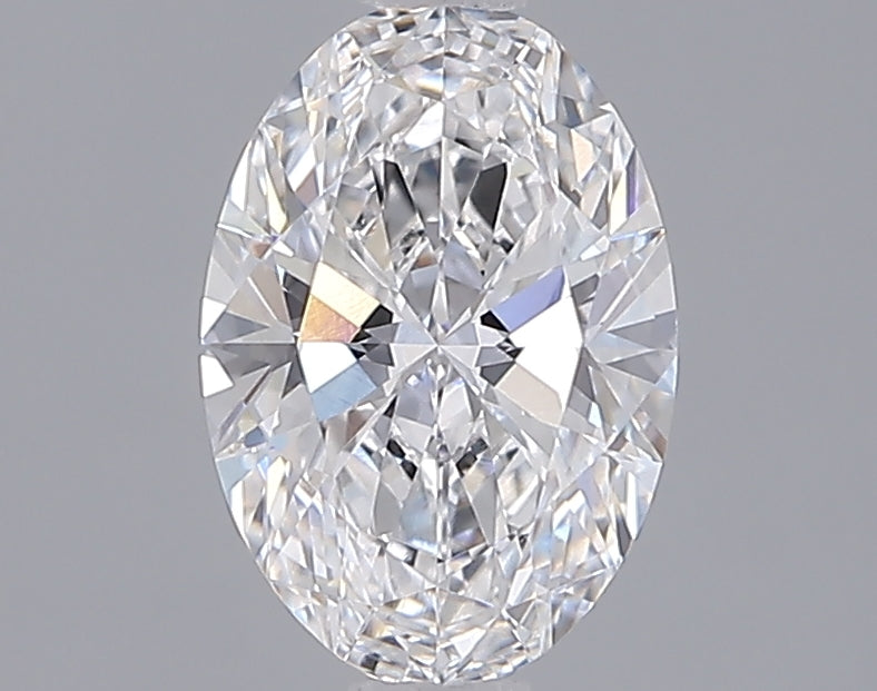 1.30 Carat Oval Shaped, Ideal Cut, D Color, VVS2 Clarity, IGI Certified Lab Grown Diamond