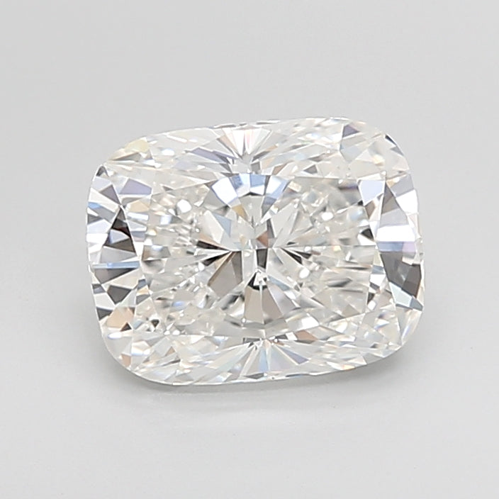 3.04 Carat Cushion Shaped, Ideal Cut, F Color, VVS2 Clarity, IGI Certified Lab Grown Diamond