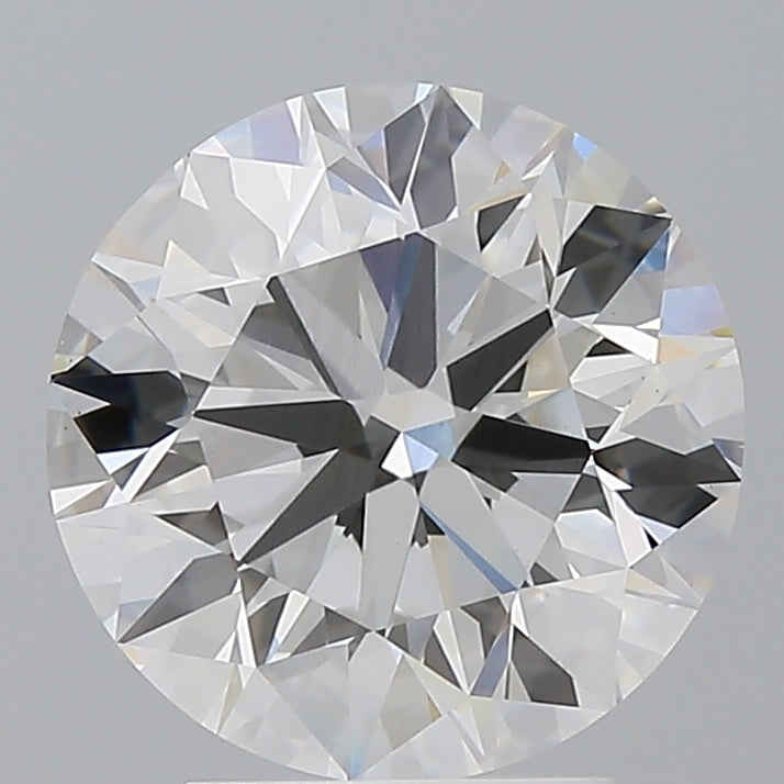 3.50 Carat Round Shaped, Excellent Cut, F Color, VS1 Clarity, IGI Certified Lab Grown Diamond