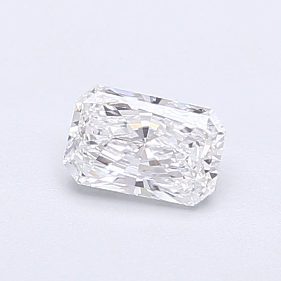 0.37 Carat Radiant Shaped, Very Good Cut, D Color, VVS1 Clarity, IGI Certified Lab Grown Diamond