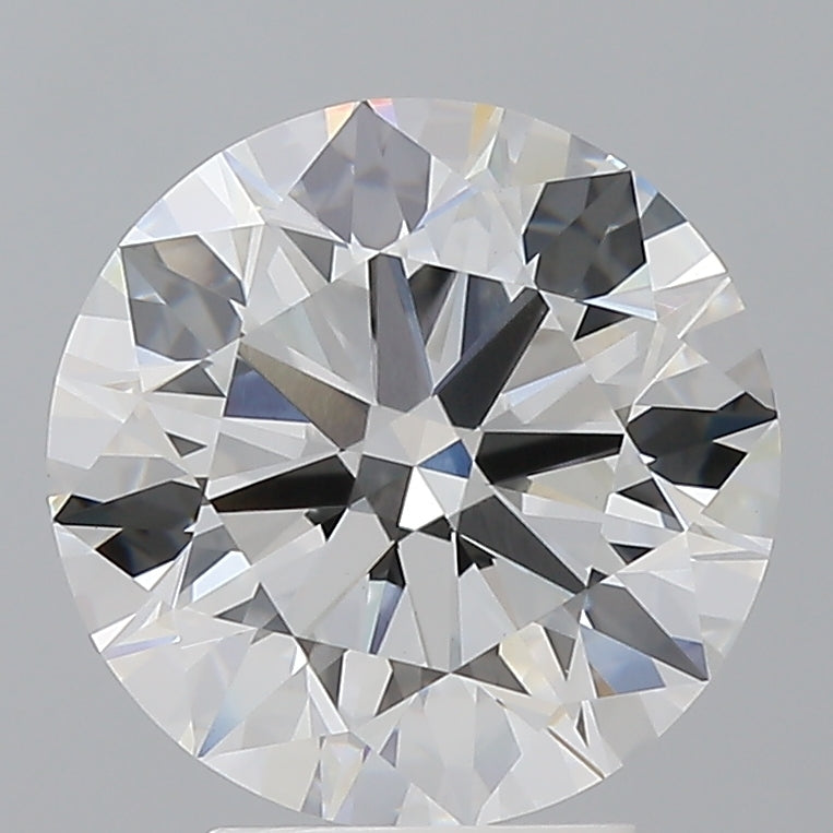 4.04 Carat Round Shaped, Ideal Cut, E Color, VVS2 Clarity, IGI Certified Lab Grown Diamond