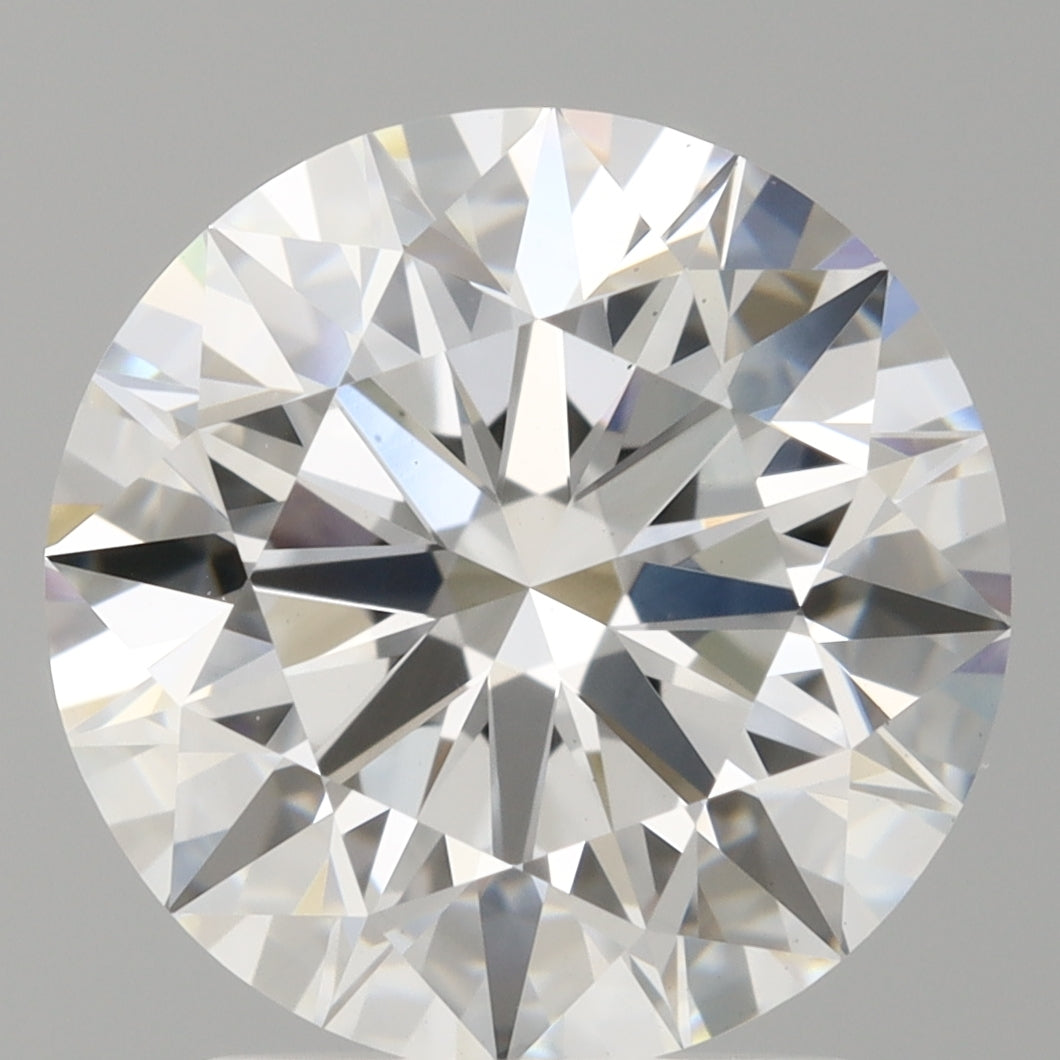 2.59 Carat Round Shaped, Excellent Cut, E Color, VS1 Clarity, IGI Certified Lab Grown Diamond