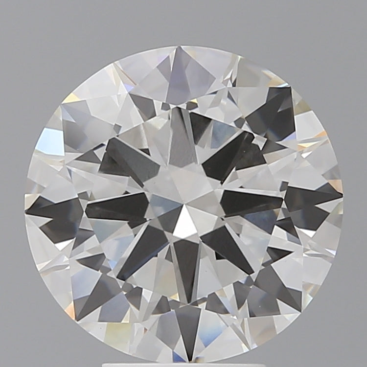 5.53 Carat Round Shaped, Excellent Cut, F Color, VVS2 Clarity, IGI Certified Lab Grown Diamond