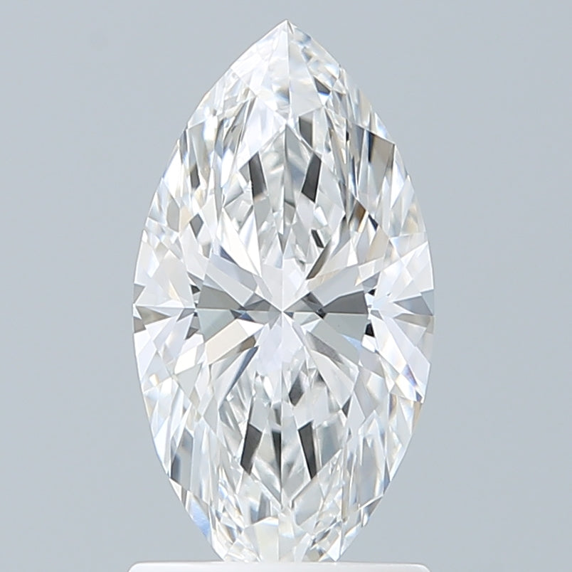 1.48 Carat Marquise Shaped, Ideal Cut, E Color, VVS2 Clarity, IGI Certified Lab Grown Diamond