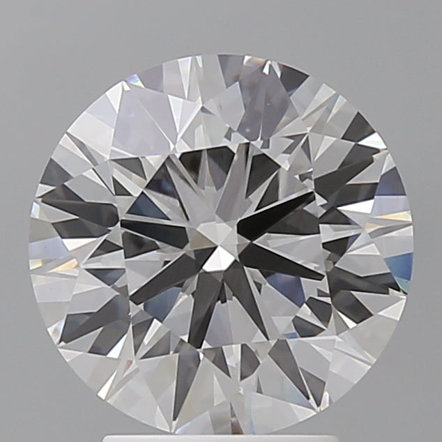 3.44 Carat Round Shaped, Excellent Cut, F Color, VVS2 Clarity, IGI Certified Lab Grown Diamond