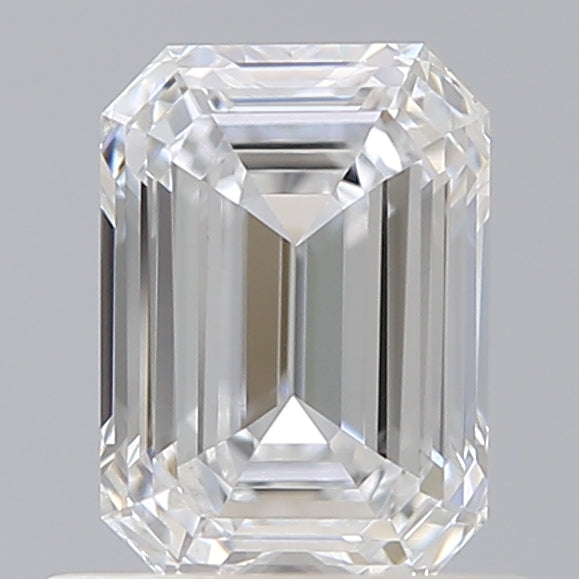 0.90 Carat Emerald Shaped, Ideal Cut, D Color, VS2 Clarity, IGI Certified Lab Grown Diamond