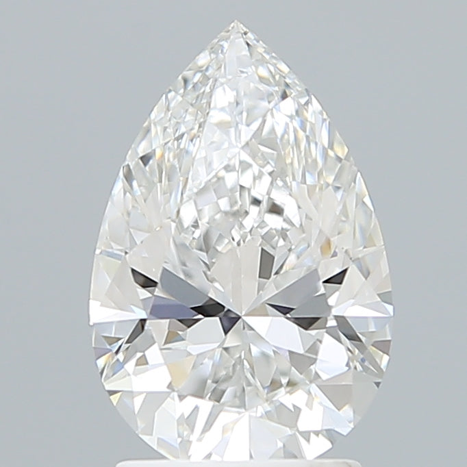 2.02 Carat Pear Shaped, Ideal Cut, E Color, VVS1 Clarity, IGI Certified Lab Grown Diamond
