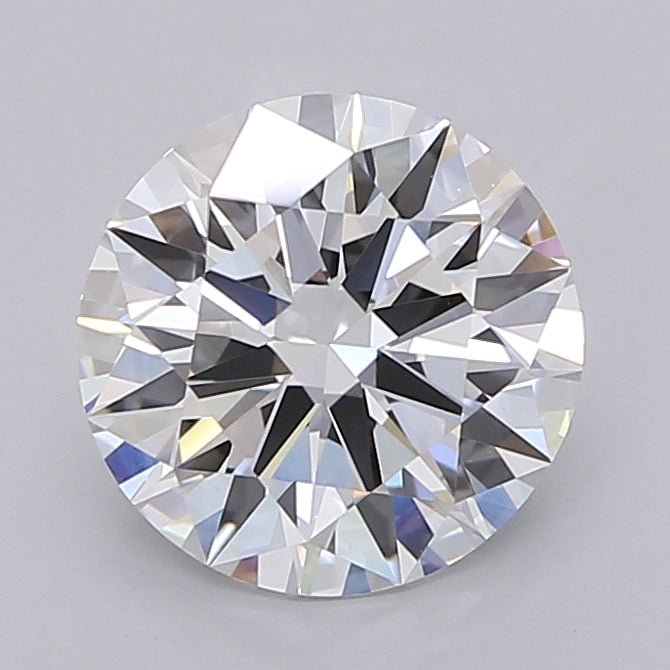 2.52 Carat Round Shaped, Ideal Cut, E Color, VVS2 Clarity, IGI Certified Lab Grown Diamond