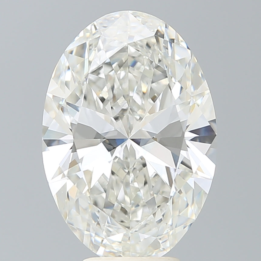 5.75 Carat Oval Shaped, Excellent Cut, G Color, VVS2 Clarity, IGI Certified Lab Grown Diamond