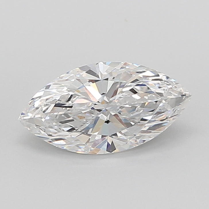 3.07 Carat Marquise Shaped, Ideal Cut, E Color, VVS2 Clarity, IGI Certified Lab Grown Diamond