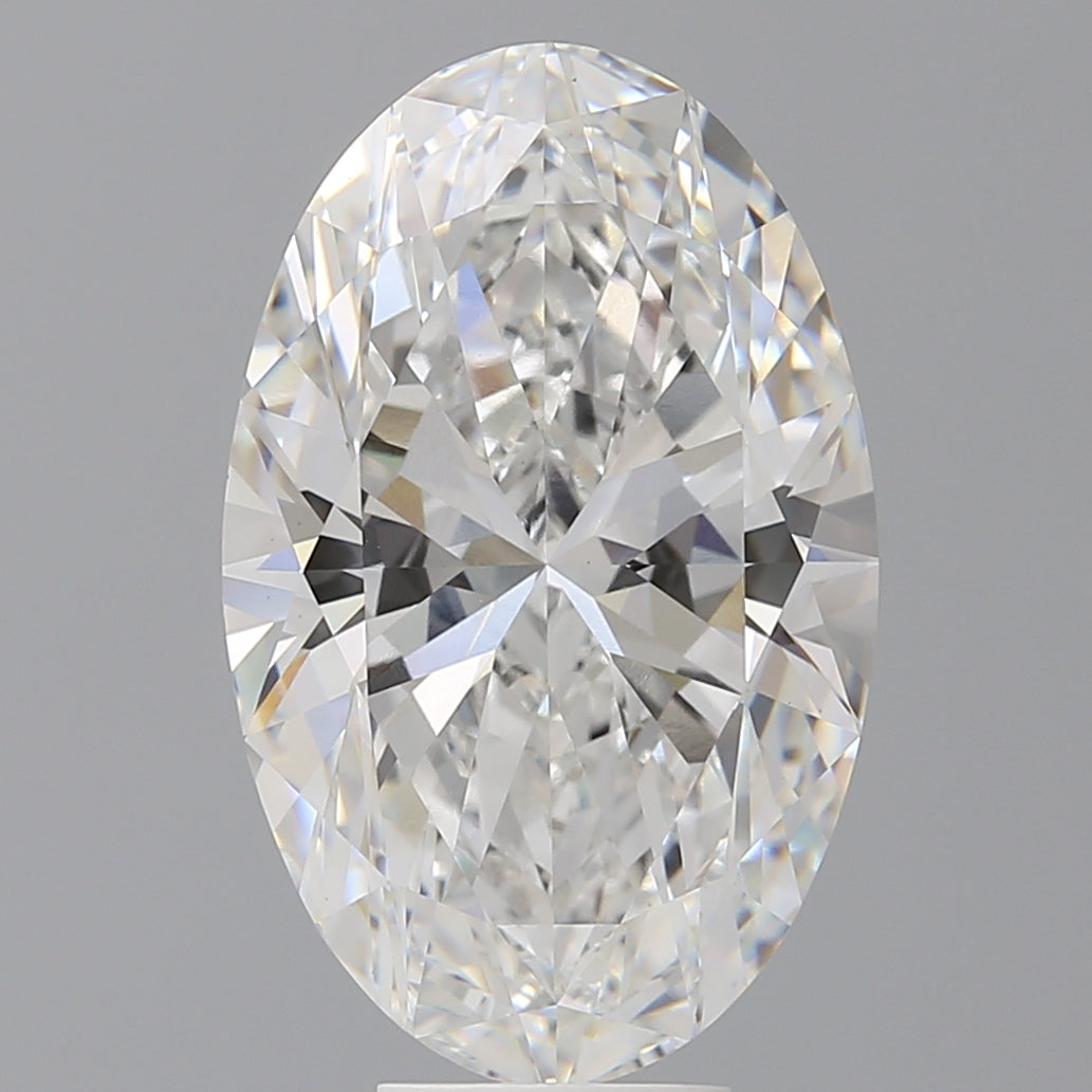 8.59 Carat Oval Shaped, Ideal Cut, E Color, VVS2 Clarity, IGI Certified Lab Grown Diamond