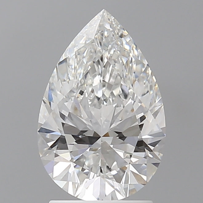 2.09 Carat Pear Shaped, Ideal Cut, E Color, VVS2 Clarity, IGI Certified Lab Grown Diamond