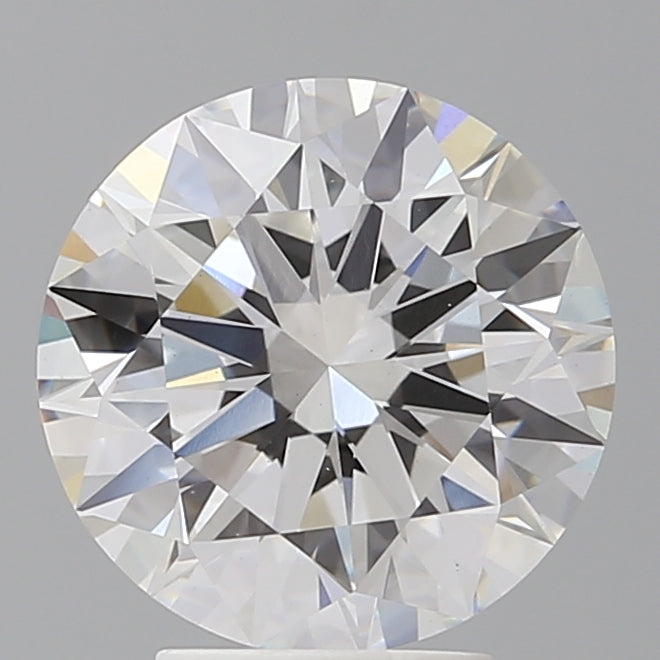 4.03 Carat Round Shaped, Ideal Cut, E Color, VVS2 Clarity, IGI Certified Lab Grown Diamond