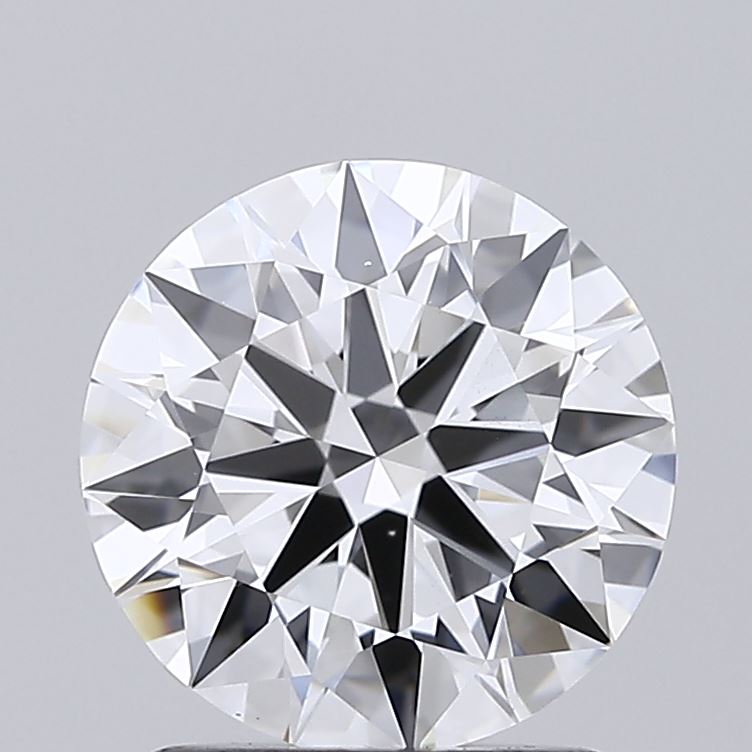 1.57 Carat Round Shaped, Ideal Cut, D Color, VS1 Clarity, IGI Certified Lab Grown Diamond