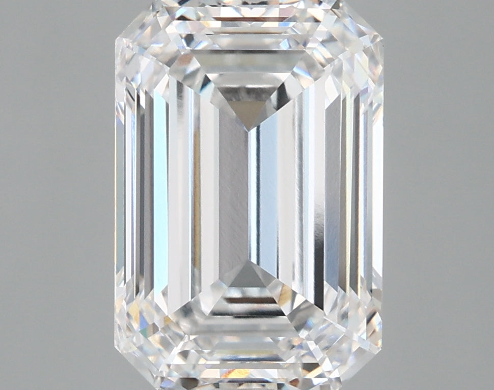 5.03 Carat Emerald Shaped, Very Good Cut, E Color, VVS1 Clarity, IGI Certified Lab Grown Diamond