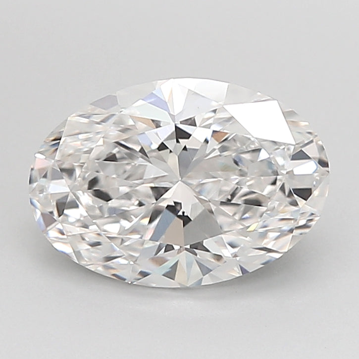 2.05 Carat Oval Shaped, Ideal Cut, E Color, VVS2 Clarity, IGI Certified Lab Grown Diamond