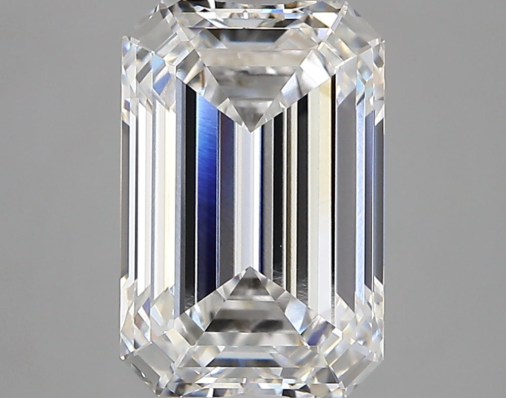 4.06 Carat Emerald Shaped, Very Good Cut, E Color, VVS1 Clarity, IGI Certified Lab Grown Diamond