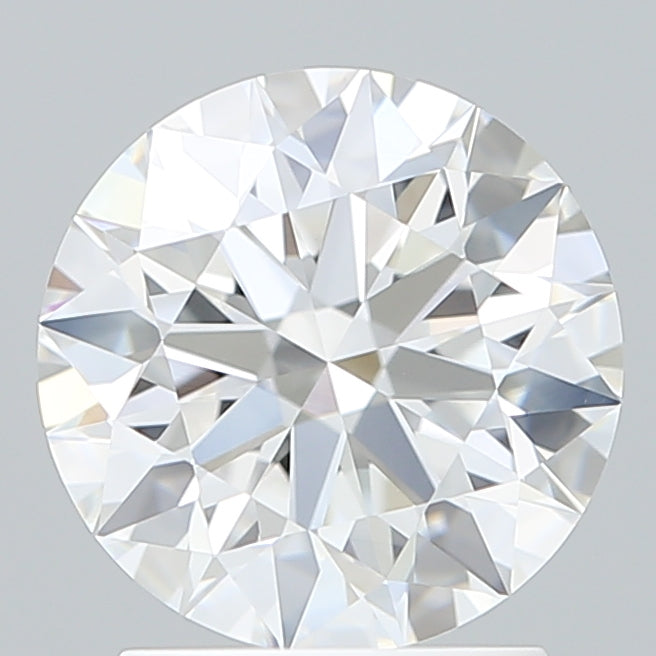2.10 Carat Round Shaped, Ideal Cut, E Color, VVS2 Clarity, IGI Certified Lab Grown Diamond