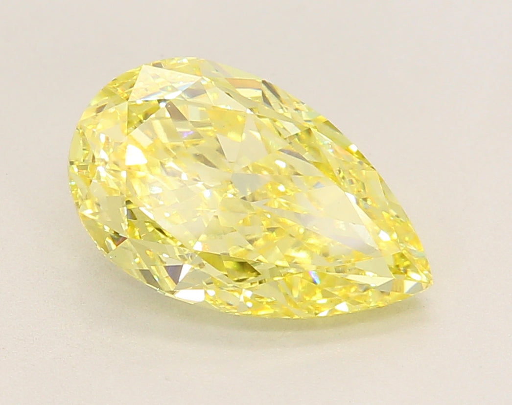 3.34 Carat Pear Shaped, Ideal Cut, VVS2 Clarity, IGI Certified Lab Grown Diamond