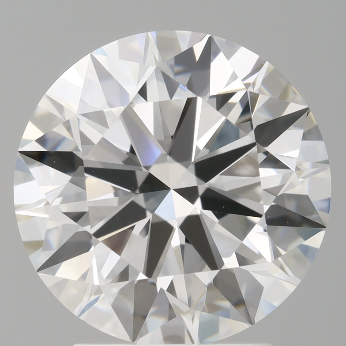 3.10 Carat Round Shaped, Ideal Cut, E Color, VVS2 Clarity, IGI Certified Lab Grown Diamond