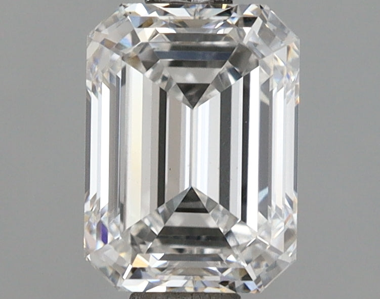 1.40 Carat Emerald Shaped, Ideal Cut, E Color, VS1 Clarity, IGI Certified Lab Grown Diamond
