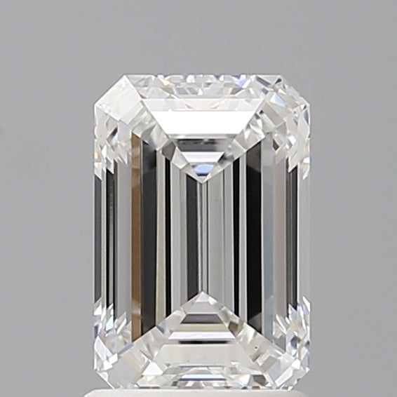 1.60 Carat Emerald Shaped, Ideal Cut, E Color, VS1 Clarity, IGI Certified Lab Grown Diamond