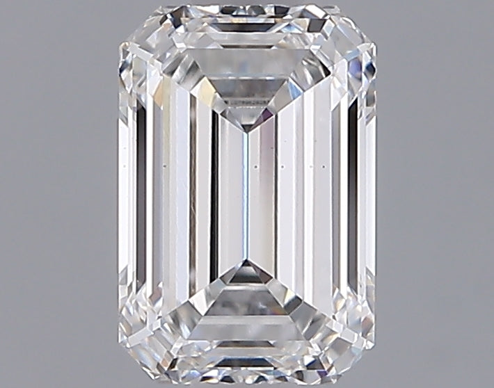 1.51 Carat Emerald Shaped, Ideal Cut, E Color, VS1 Clarity, IGI Certified Lab Grown Diamond