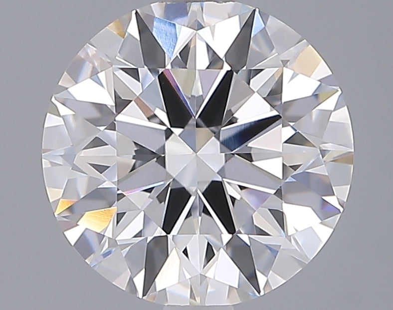2.77 Carat Round Shaped, Ideal Cut, D Color, VVS2 Clarity, IGI Certified Lab Grown Diamond