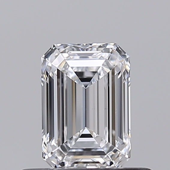 0.52 Carat Emerald Shaped, Excellent Cut, D Color, VS1 Clarity, IGI Certified Lab Grown Diamond