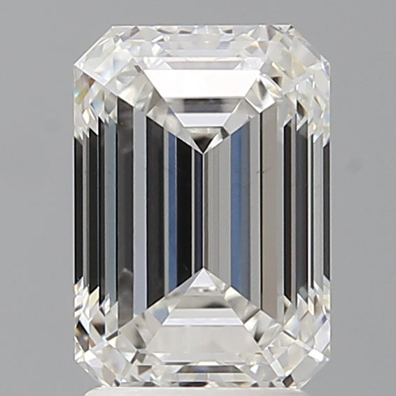 2.60 Carat Emerald Shaped, Ideal Cut, E Color, VS1 Clarity, IGI Certified Lab Grown Diamond