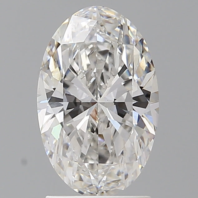 2.00 Carat Oval Shaped, Ideal Cut, F Color, VVS2 Clarity, IGI Certified Lab Grown Diamond