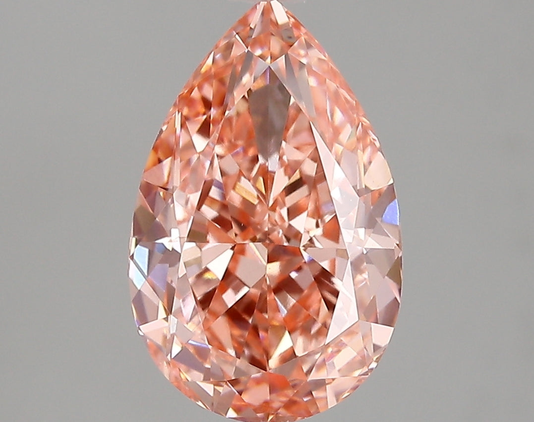 3.87 Carat Pear Shaped, Very Good Cut, VVS2 Clarity, IGI Certified Lab Grown Diamond