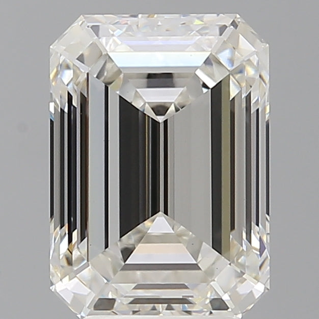 4.06 Carat Emerald Shaped, Ideal Cut, F Color, VS1 Clarity, IGI Certified Lab Grown Diamond