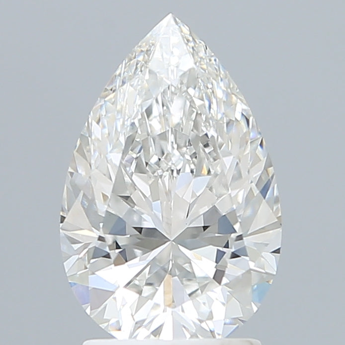 2.27 Carat Pear Shaped, Excellent Cut, E Color, VS1 Clarity, IGI Certified Lab Grown Diamond
