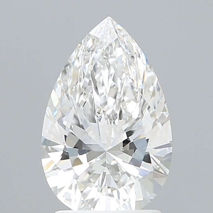 2.05 Carat Pear Shaped, Ideal Cut, E Color, VVS1 Clarity, IGI Certified Lab Grown Diamond