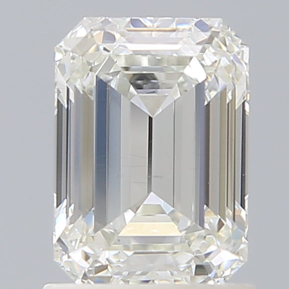1.51 Carat Emerald Shaped, Ideal Cut, G Color, VS2 Clarity, IGI Certified Lab Grown Diamond