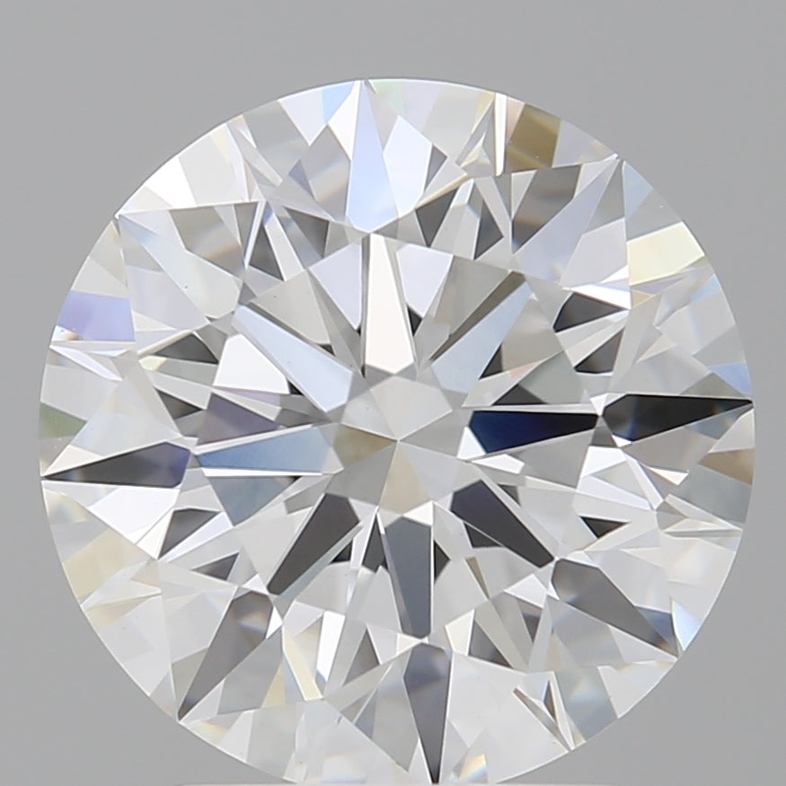 3.05 Carat Round Shaped, Ideal Cut, E Color, VVS2 Clarity, IGI Certified Lab Grown Diamond