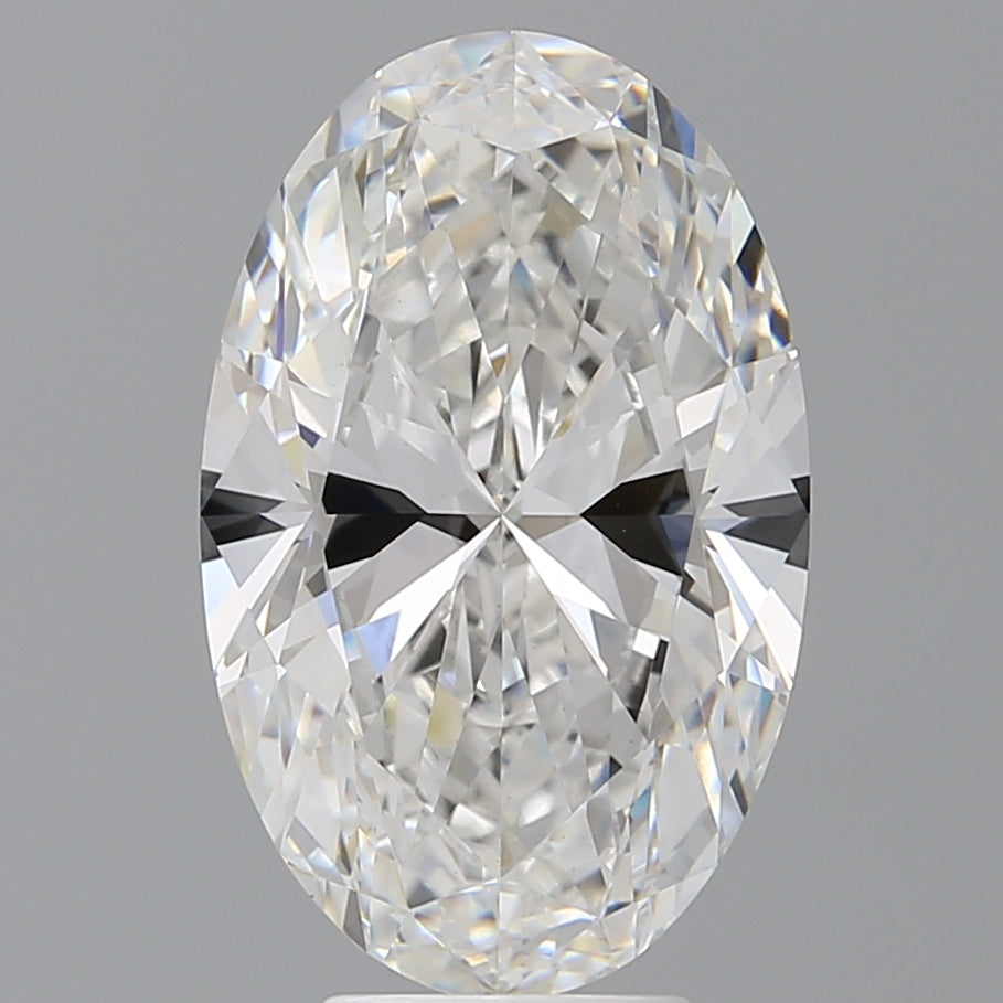 5.84 Carat Oval Shaped, Ideal Cut, E Color, VVS2 Clarity, IGI Certified Lab Grown Diamond