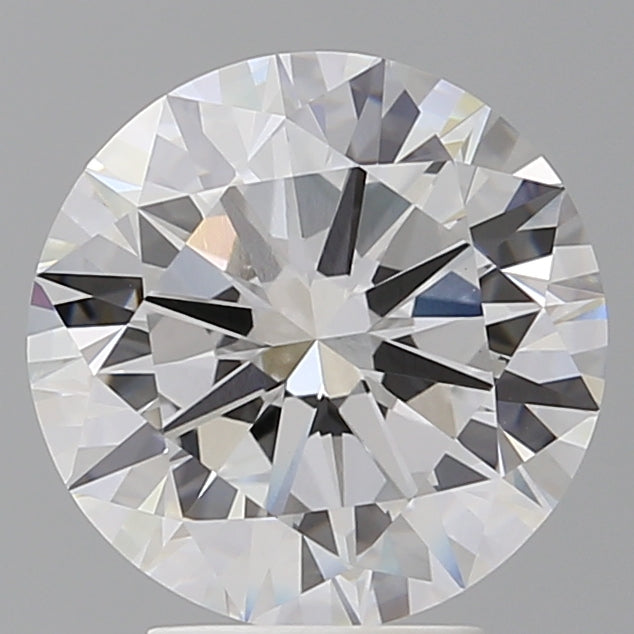 4.04 Carat Round Shaped, Excellent Cut, E Color, VVS2 Clarity, IGI Certified Lab Grown Diamond