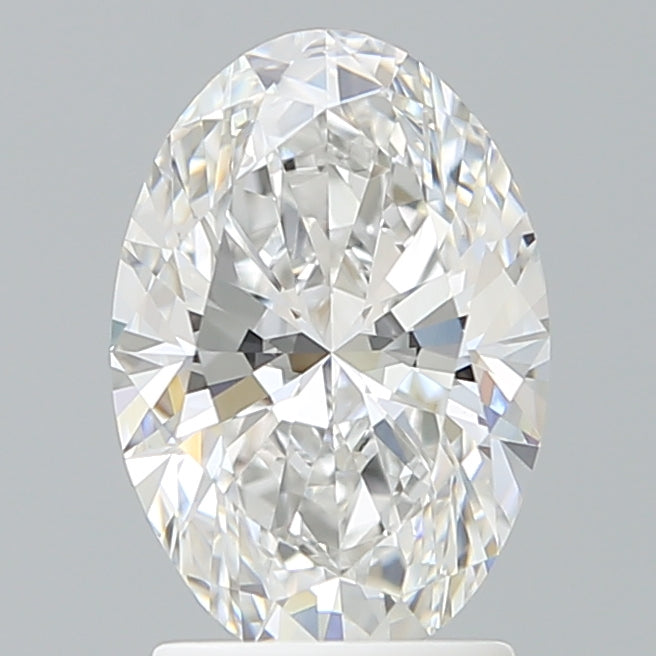 2.17 Carat Oval Shaped, Ideal Cut, D Color, VVS2 Clarity, IGI Certified Lab Grown Diamond