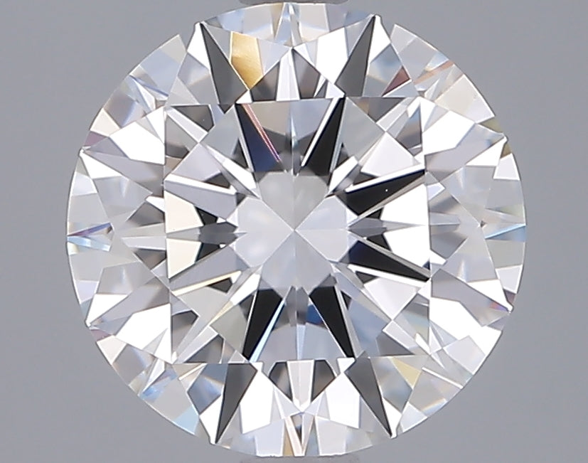 3.00 Carat Round Shaped, Excellent Cut, D Color, VVS2 Clarity, IGI Certified Lab Grown Diamond