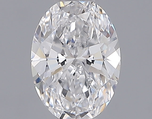 0.53 Carat Oval Shaped, Ideal Cut, D Color, VVS2 Clarity, IGI Certified Lab Grown Diamond
