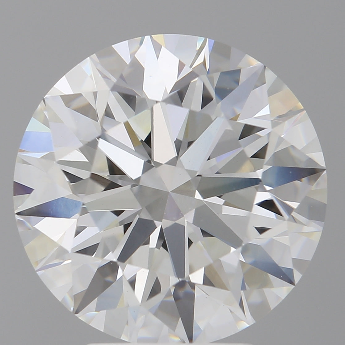 5.10 Carat Round Shaped, Ideal Cut, F Color, VVS2 Clarity, IGI Certified Lab Grown Diamond