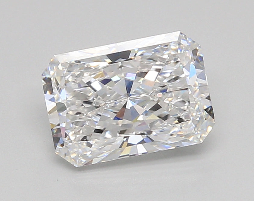 2.04 Carat Radiant Shaped, Ideal Cut, E Color, VVS2 Clarity, IGI Certified Lab Grown Diamond